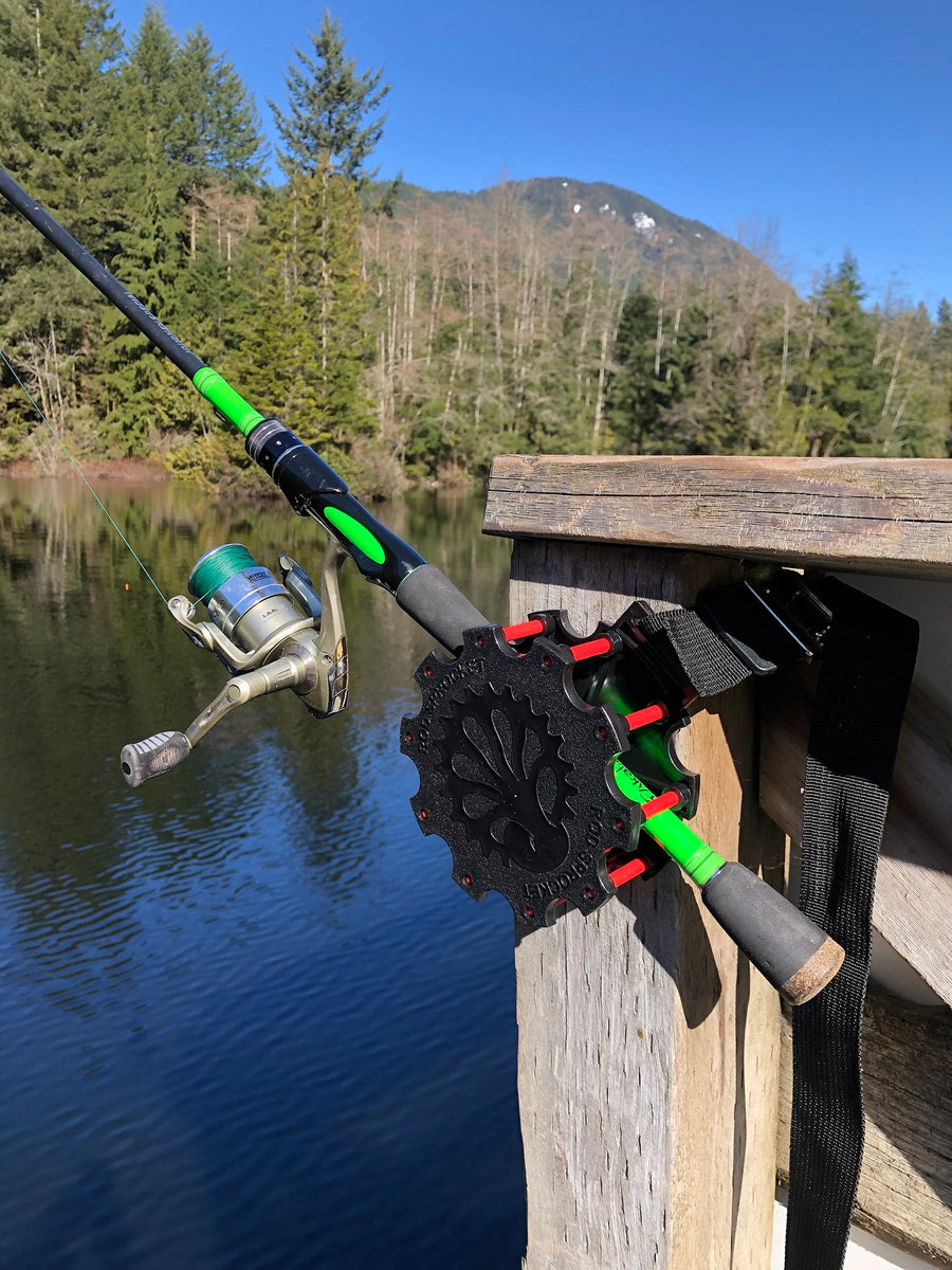 1PCS Fishing Rod Pole Holder Portable Lightweight Fishing Rod Spinning  Accessories Durable Tube Mount Bracket Socket Rack